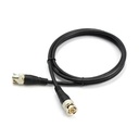 Bnc Kablo Fiş İki Uçlu Konnektör 50cm Gold Siyah Rose PK-07