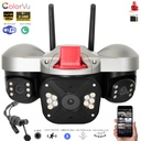 Akıllı Güvenlik Kamerası 3 Kamera 6MP Gece Renkli Sesli Alarmlı Apronx APX-WP332