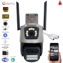 Akıllı Güvenlik Kamerası 2 Kamera 6MP Gece Renkli Sesli Alarmlı Apronx APX-WP242