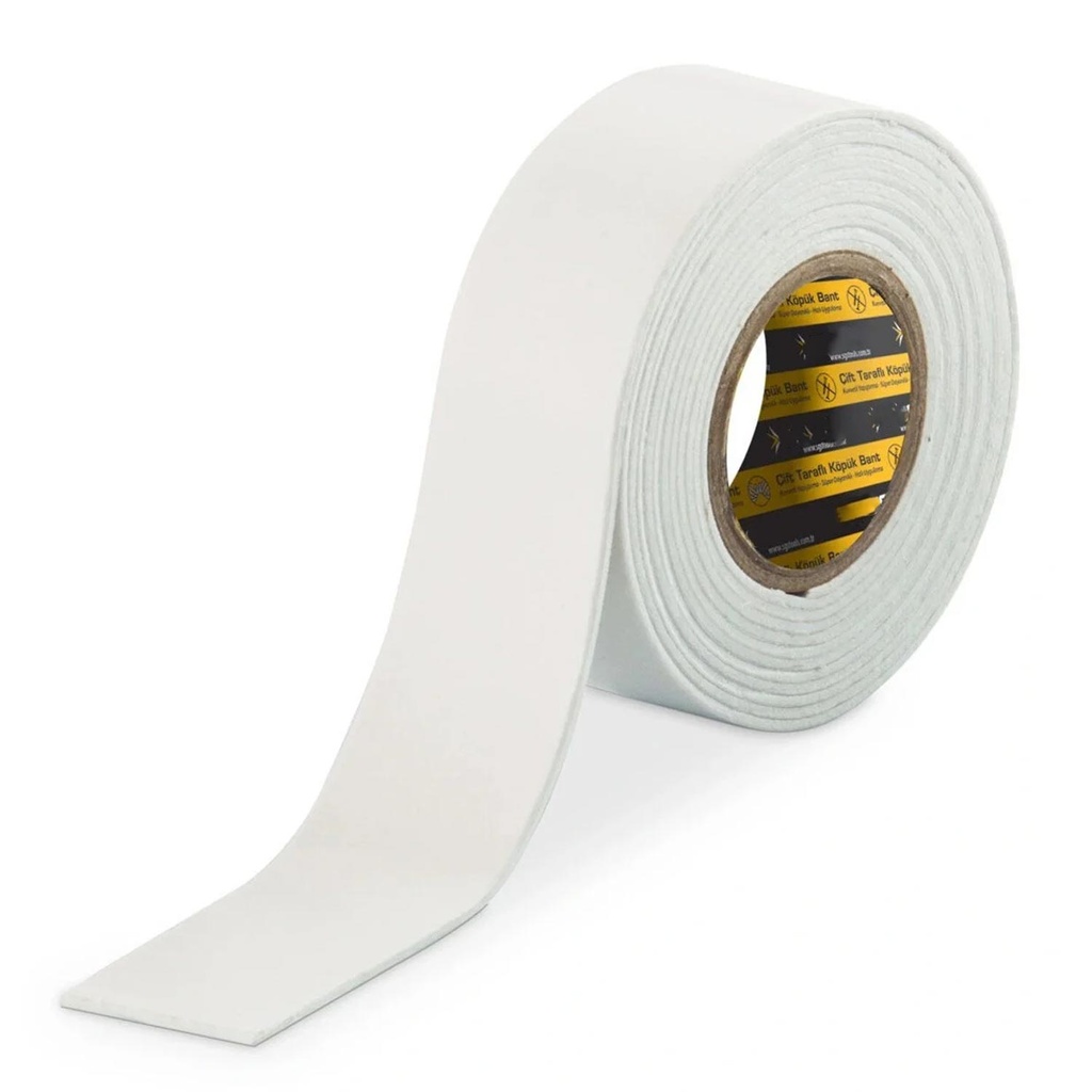 Çift Taraflı Köpük Bant 18mm 2mt Meg