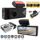 Wifi Araç İçi 2 Kamera DVR Led Ekran Gece Renkli Sesli 1080P+1080P Rose MR-37