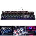 Oyuncu Kablolu Klavye Q Türkçe RGB Led ABS Mekanik Jedel KL-138