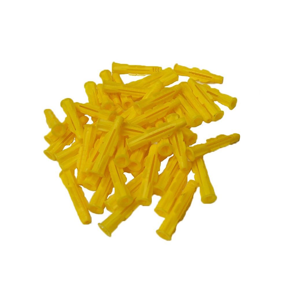 Plastik Roket Dubel 10mm Sarı 100 Adet PK-8334