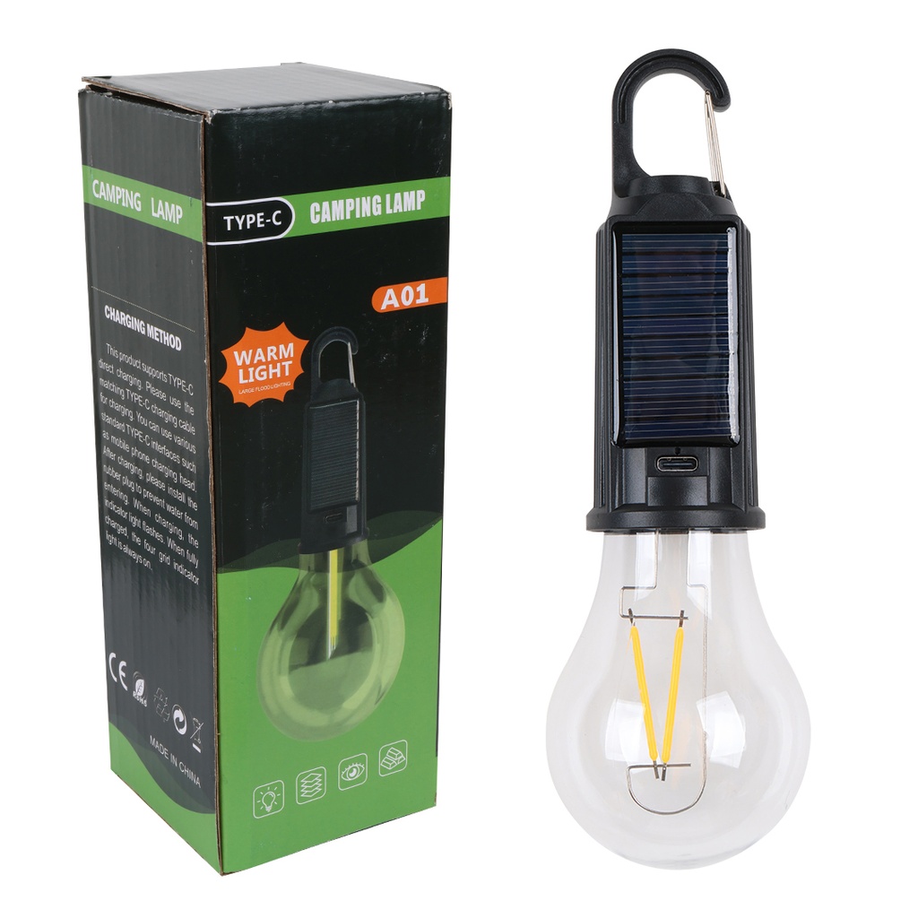 Solar Bahçe Lambası 3 Işık Modlu Kancalı Amber PM-26264