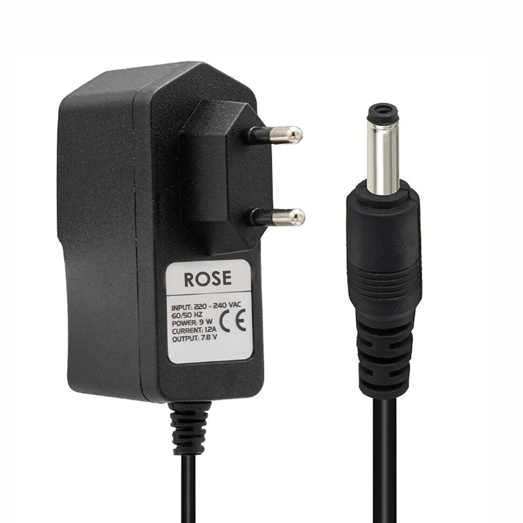 Terazi Yazar Kasa Adaptör 7.8v 2a 3.5X1.35 Plastik Kasa Rose RA-782