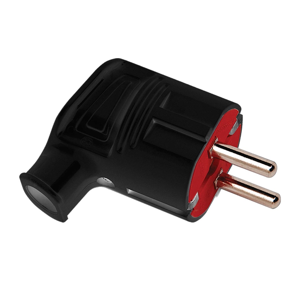 Erkek Fiş Topraklı L Tip Siyah MCN