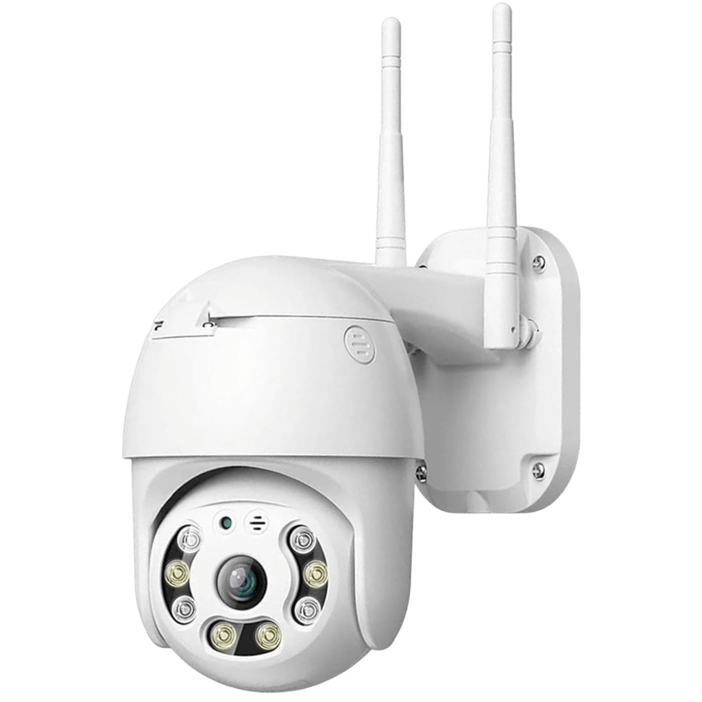 Wifi PTZ Kamera Dış Mekan 4 mm 3Mp Gece Renkli Sesli 1080p O-KAM-3038