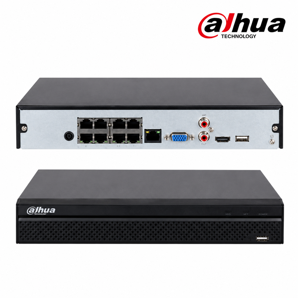 Nvr Kayıt Cihazı 8 Kanal Dahua NVR 2108HS-T