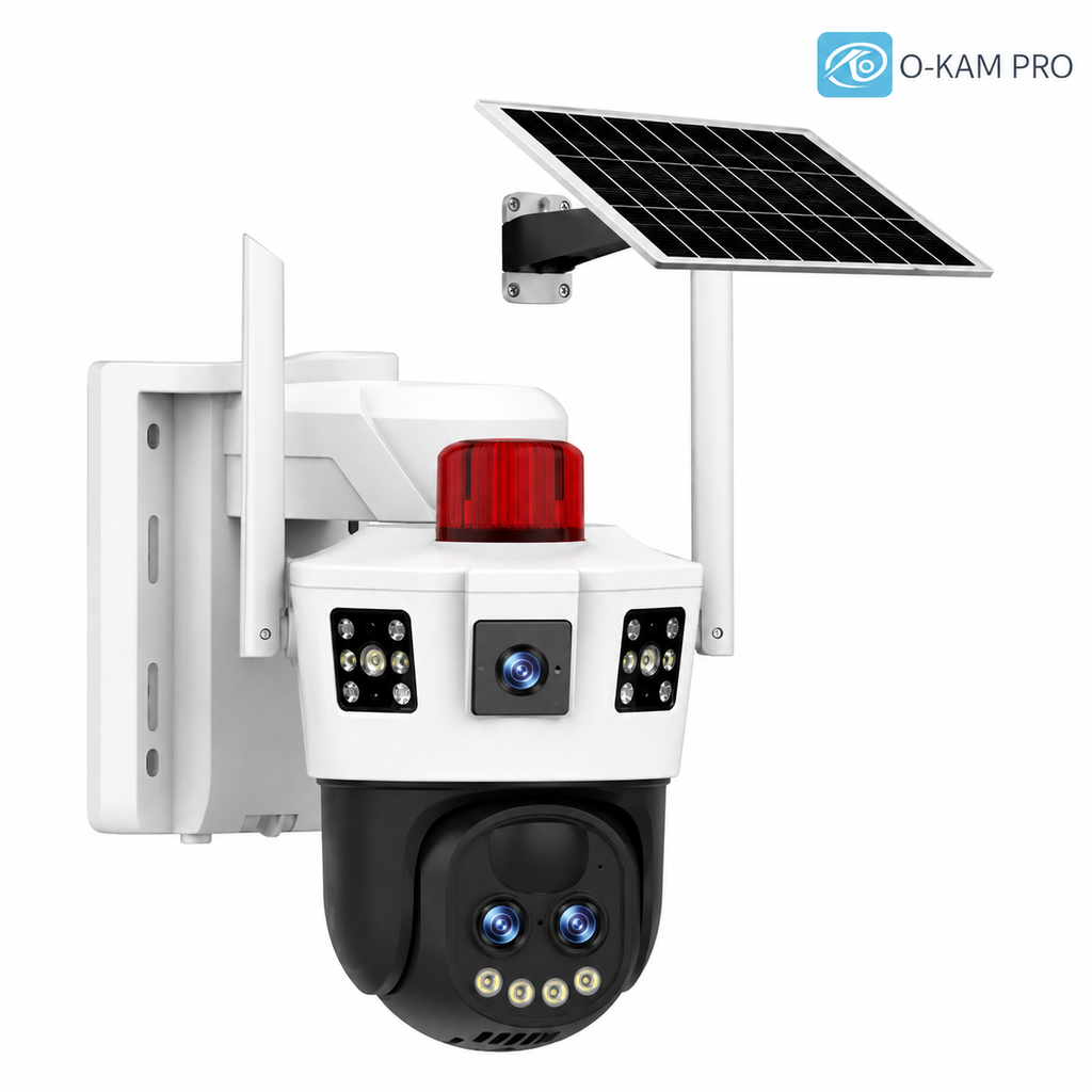 Wifi Solar Kamera 10X Optik Zoom 6Mp E-Sim Özelliklli O-Kam Pro 6010