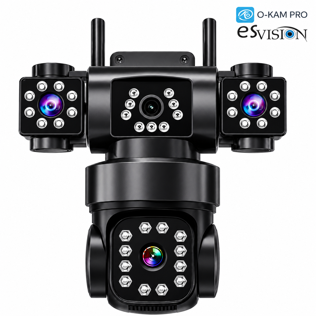 Wifi Ptz Kamera 3 Lens 3x3Mp Esvision Es-9002