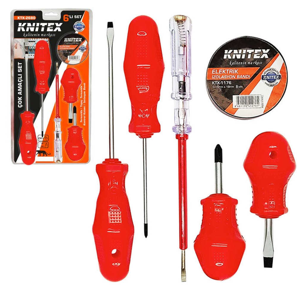 Tornavida Seti 5 Adet Kinetex KTX-2680