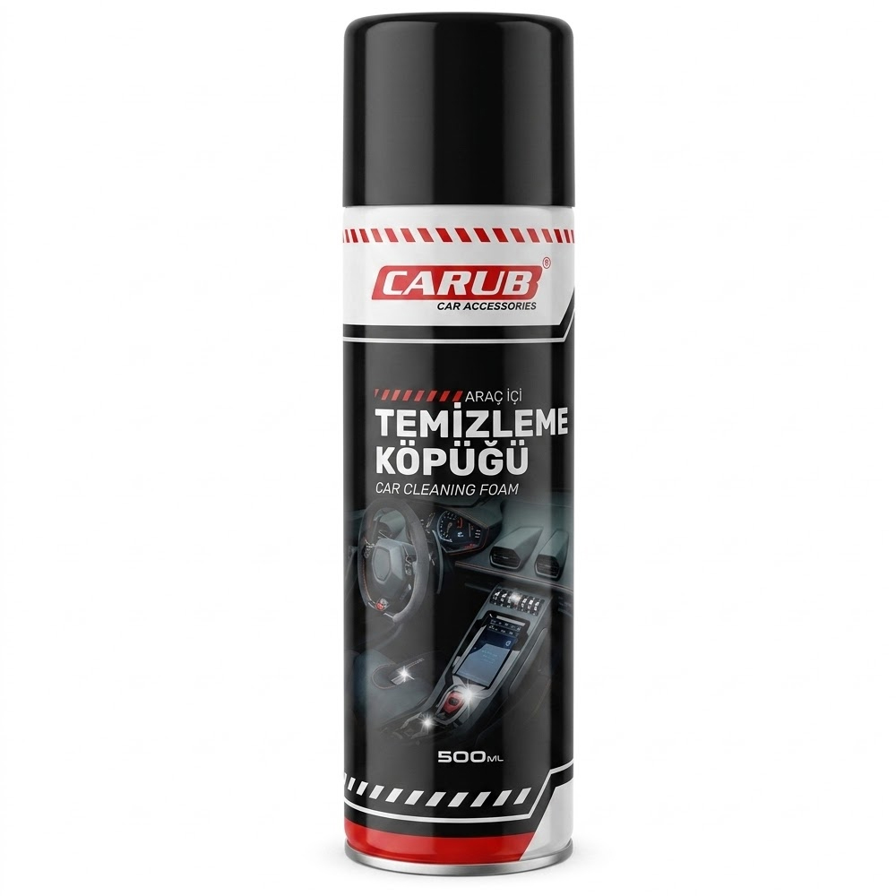 Araç İçi Temizleme Köpüğü 500ml Carub BR-0912046