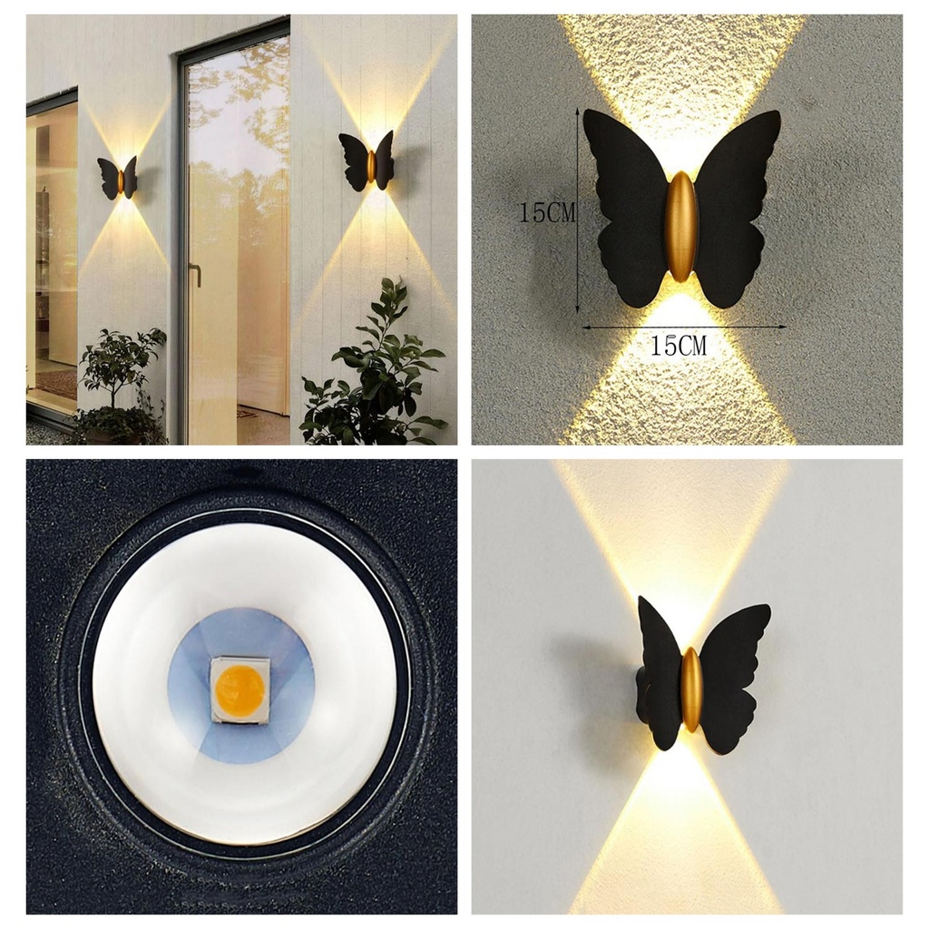 Led Aplik Kelebek 24w 220v 15x15cm Cunda