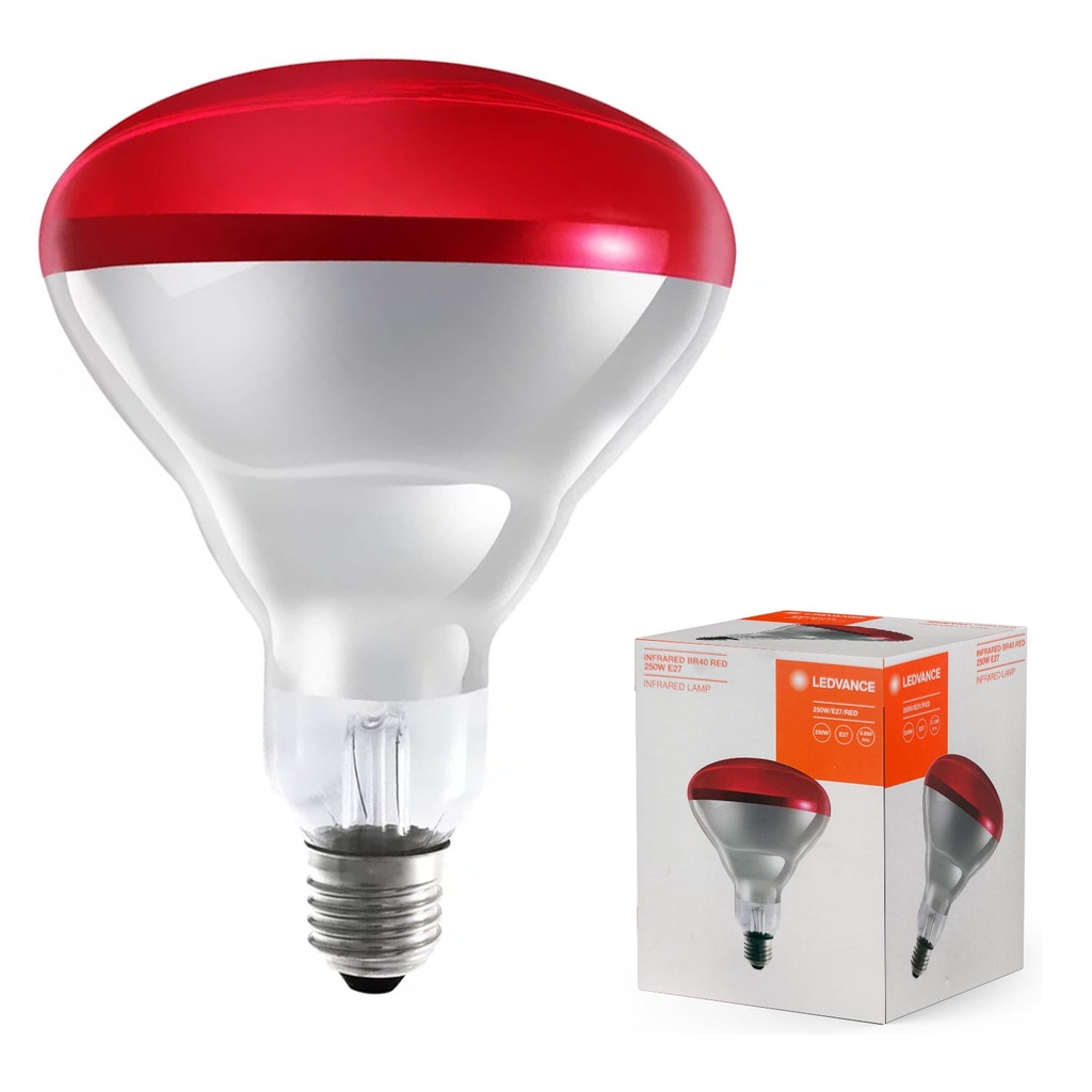 İnfrared Isı Ampulü 250w E27 Red 1200K Ledvance Civciv Kuş Osram BR40