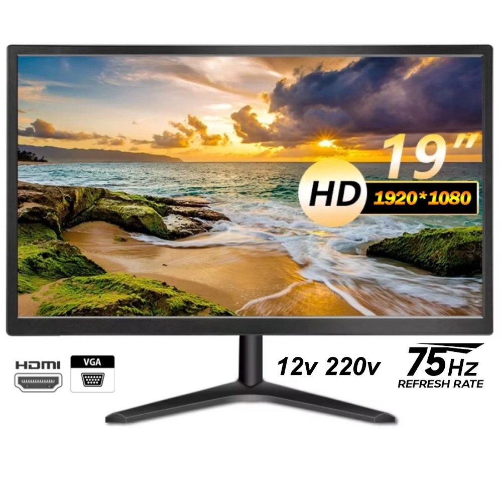 19'' 48 Ekran Hd Monitör Sesli Hdmi Vga 12v-220v 75hz MPIA MP-19