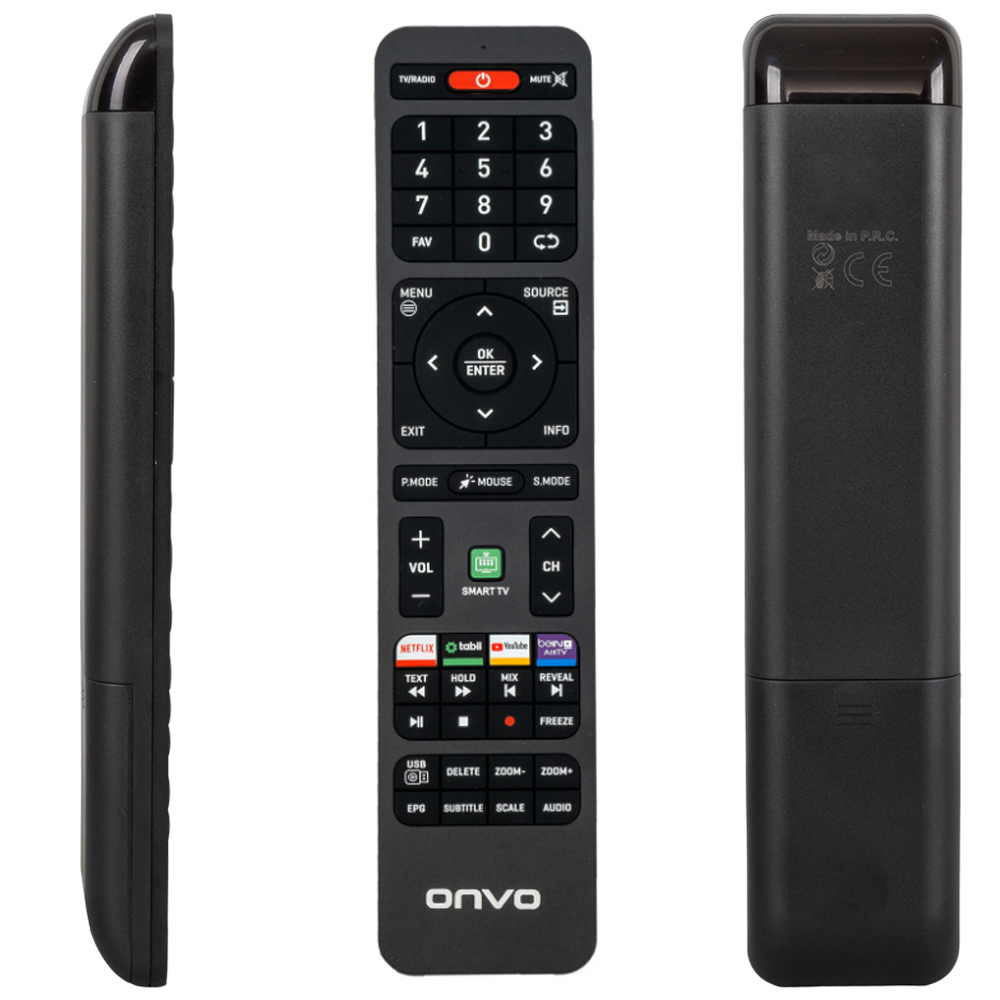 Onvo Saba Nordmende Mario Benin Netflix Tuşlu LCD LED TV Kumanda Poke PK-7139