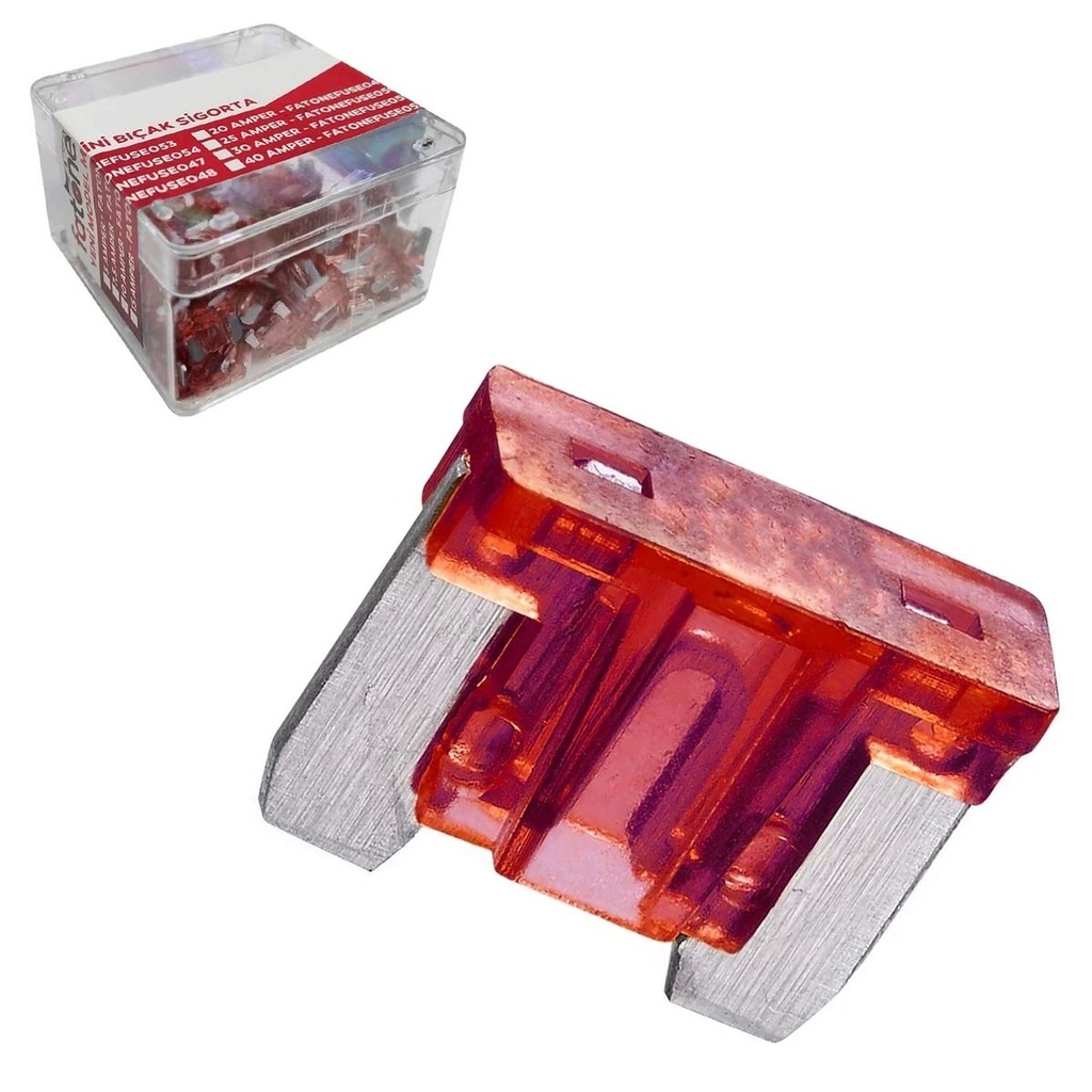 Micro Oto Sigorta 10a 100 Adet Fatone FUSE-047