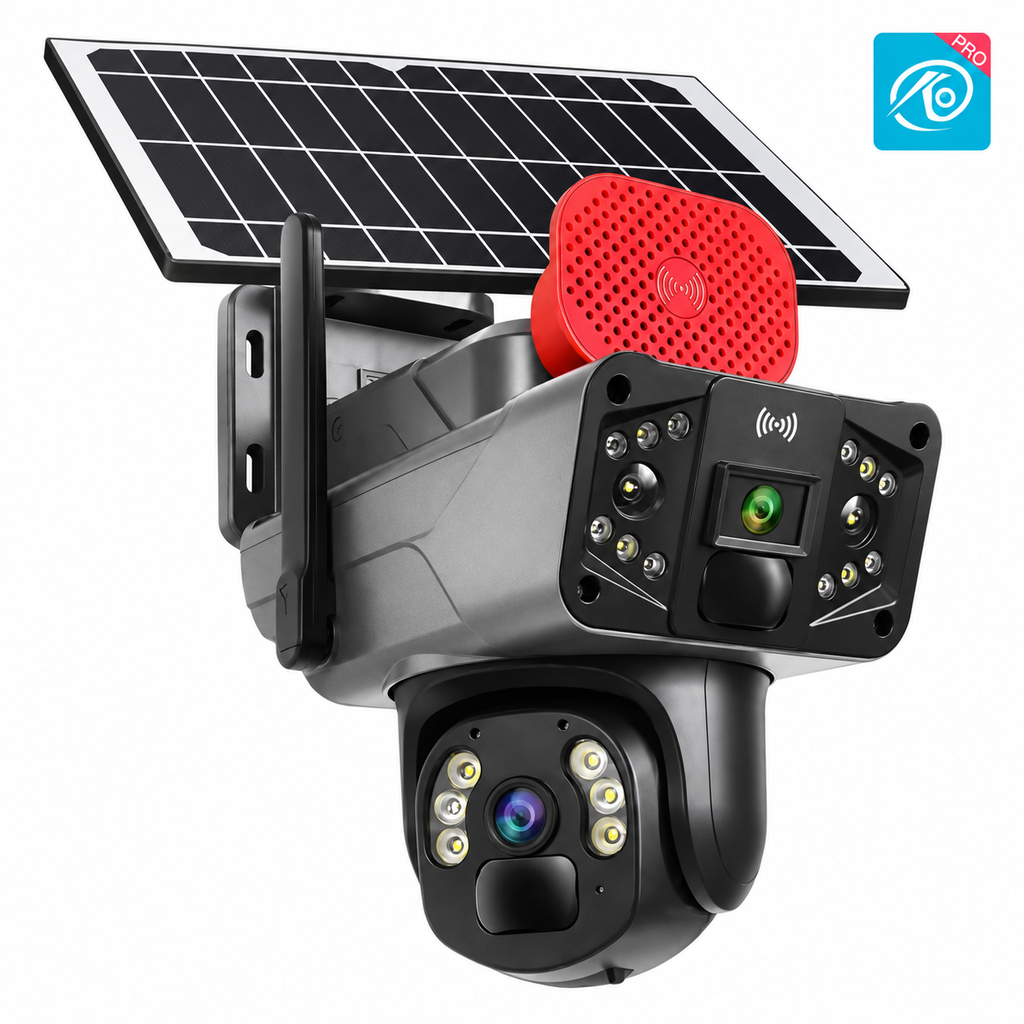 Wifi Ptz Solar Kamera 2 Lens 4G Sim Kartlı O-Kam Pro 3815