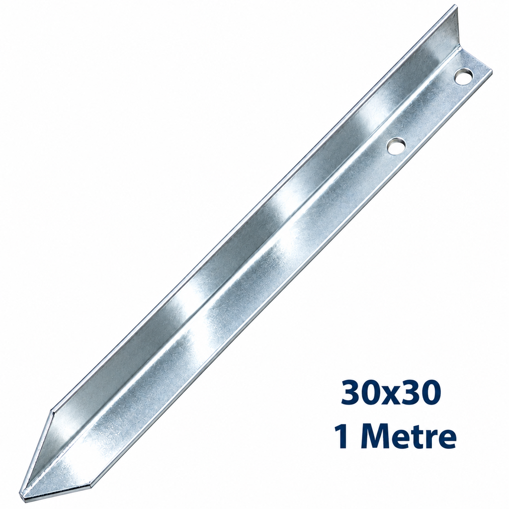 Topraklama Çubuğu Kazığı Galvaniz 1mt 30x30 3mm Poke PK-8765