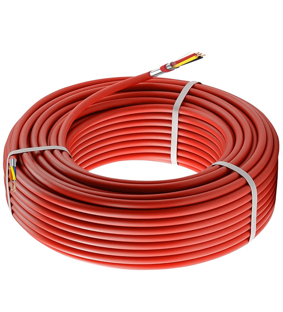 Yangın İhbar Kablosu 1x2x0.80 +0.60 100mt Bakır Alaşım SKJ SK-100