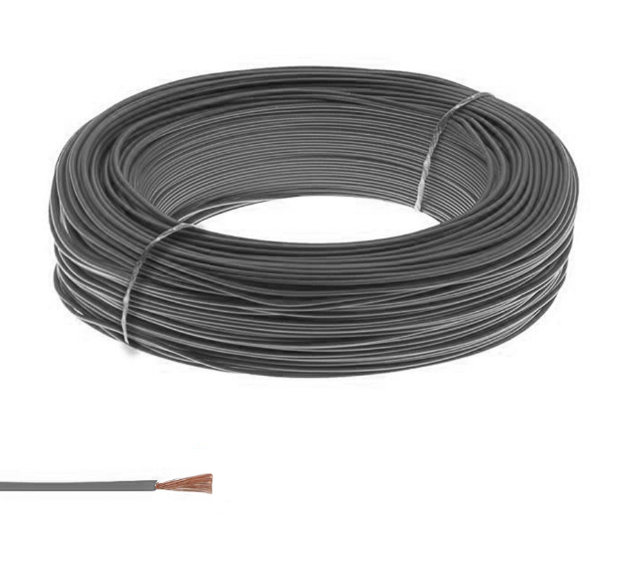 0.50 NYAF Kablo Tek Damar Siyah 200mt Poke PK-1328