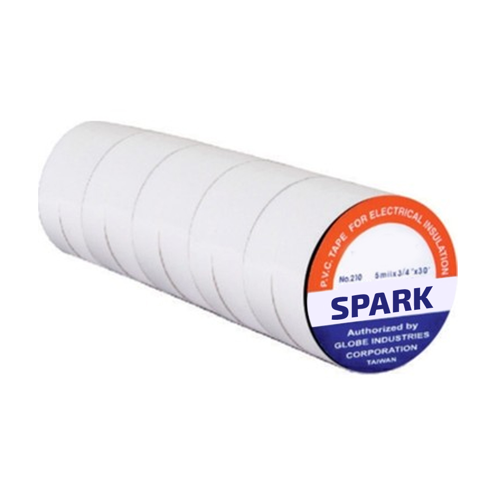 İzole Bant Beyaz Pvc 10 Adet Shark TS-859