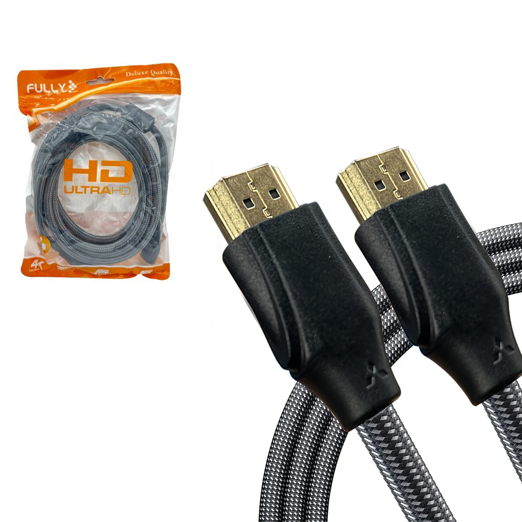 Hdmi Kablo Örgülü 5mt Ultra HD Fully G-507C