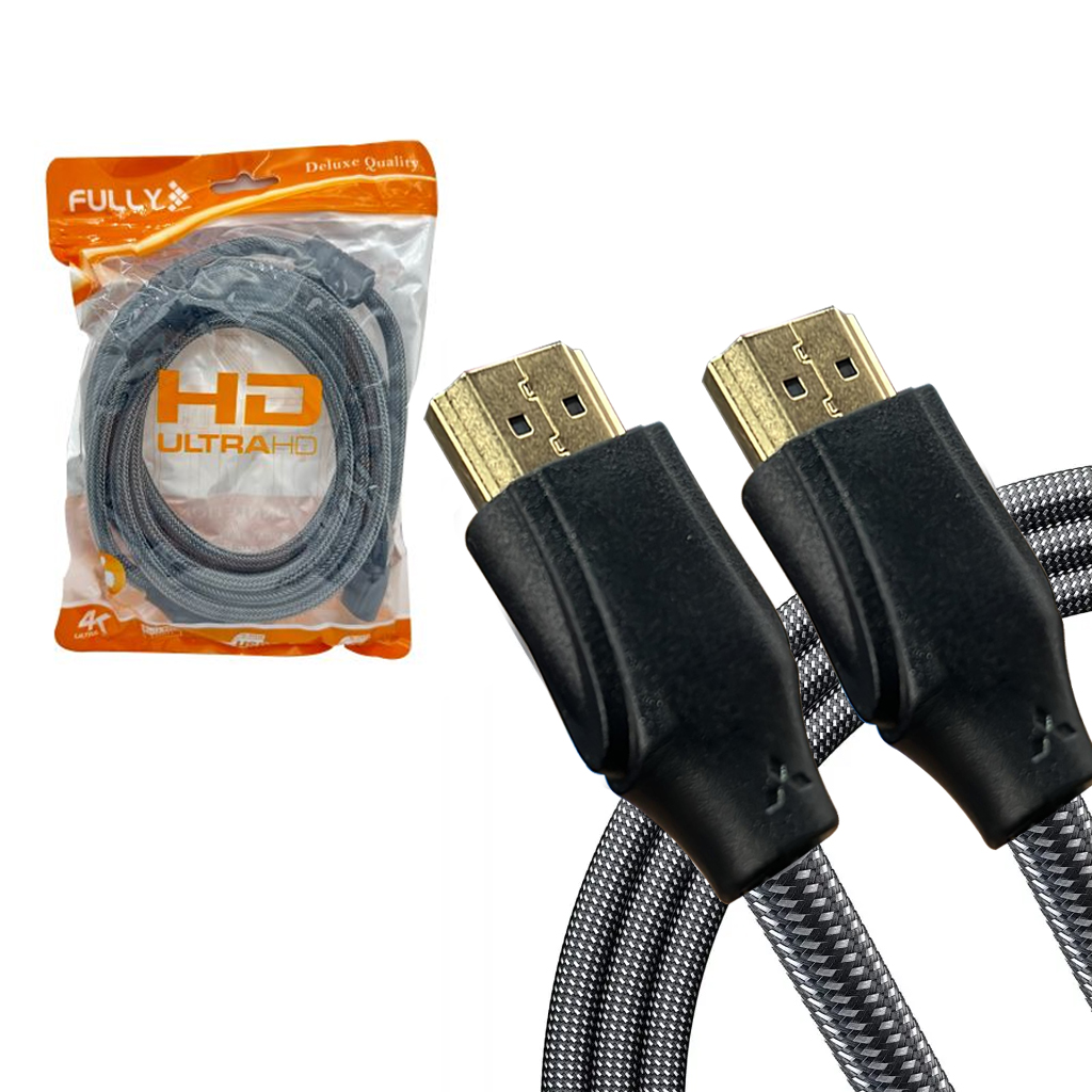Hdmi Kablo Örgülü 15mt Ultra HD Fully G-507E