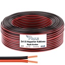2x1.5 Hoparlör Kablosu Siyah Kordon 100mt Poke Pk-1175 R12