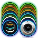 Ledli 8cm Hoparlör Tweeter Kapak 2 Adet Poke PK-5879