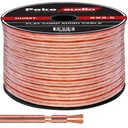 2X2.5 Hoparlör Kablosu Şeffaf Kordon 100mt PK-1427