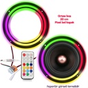 Pixel Ledli 20cm Hoparlör Kapak İçi Boş 2 Adet Poke PK-6050   R13