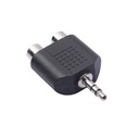 3.5mm Erkek to 2 RCA Dişi Çevirici Adaptör PK-6315  Ç1