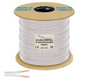 2x0.75 Parça Hoparlör Kablosu Beyaz 1000mt Poke Pk-1277