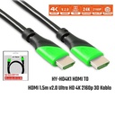 Hdmi Kablo Örgülü 14+1 1.5mt Gabble Gab-HDMI015  R22