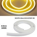 Neon Led Flex 12v 4.8mm 3200K Altın Sarısı 5mt Hightek HT-5250
