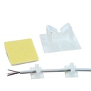 Kablo Tutucu Kroşe Bantlı 2X2cm 100 Adet Poke PK-4295  R12