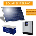 Solar Paket 07 - 7x 280w Panel 8x 100a Akü Bağ Evi Paketi (Kargo Alıcı Öder)