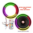 Pixel Ledli 16cm Hoparlör Kapak İçi Boş 2 Adet Poke PK-4533