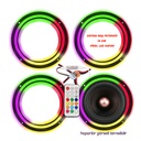 Pixel Ledli 16cm Hoparlör Kapak İçi Boş 4 Adet Poke PK-4534