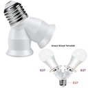 İkili Duy Çoğatıcı E27 Ledx LD-4604  R25