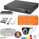 5mp 8 Kameralı 500gb Tak Kullan Set Xmeye PK-4635