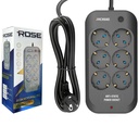 Altılı Akım Korumalı Priz Anti Static 2mt Rose GR-600-2M