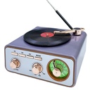 Nostalji Pikap Radyo Bluetooth Speaker Bass Fm Usb Sd Rose SP-425