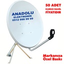 85cm Markanızla Çanak Anten 50 Adet Poke PK-8015