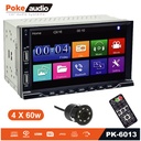 7'' Double Din Teyp 4x60w 2xusb FM SD Şarjlı Kamerasız Poke PK-6013B
