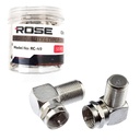 RG6 F Konnektör L Tip 50 Adet Rose RC-49