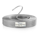 2x0.50 Kalay Kaplı Kablo Dekoratif Şeffaf 100mt Poke PK-1497