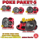 Poke Paket-5 Midrange Seti 38 Takım 8x13cm + 8x16cm + 8x20cm + 8x6x9" + 6x30cm Bass Hediye