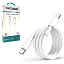 Telefon Şarj Kablosu 60W Type-C to Type-C 1mt Rose RC-940